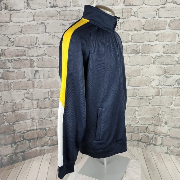 Vintage Wildcats Bum Equipment Zip Front Track Jacket Navy Medium - Picture 5 of 9